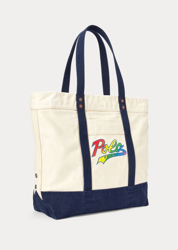 Women's Polo Ralph Lauren Pride Tote Bags | 503986SHW